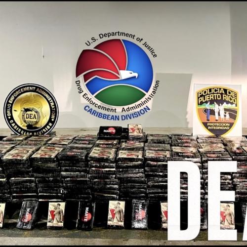 Seized Cocaine Display