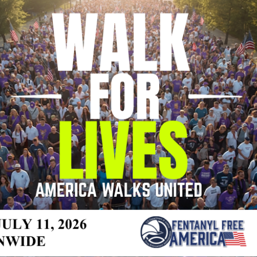 Graphic for Walk for Lives that has the FFA and UAF logos.