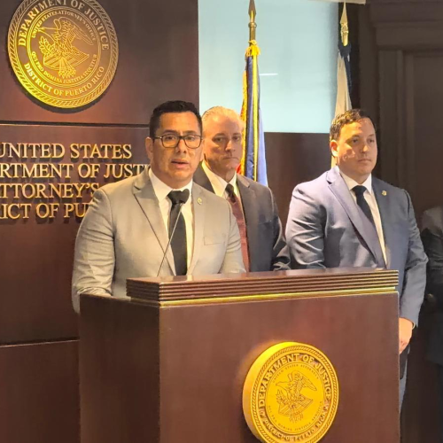 DEA Caribbean Division Assistant Special Agent in Charge Offers the Address at the Press Conference