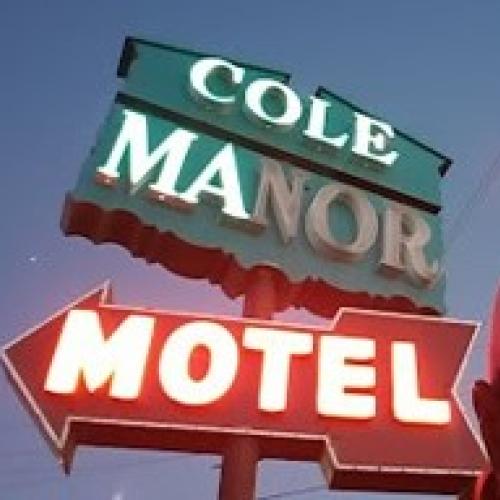 Motel Sign before it was demolished