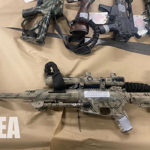 seized weapons