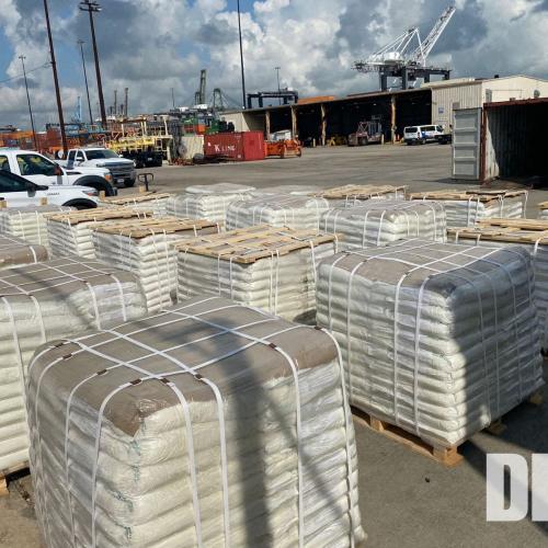pallets of seized drugs