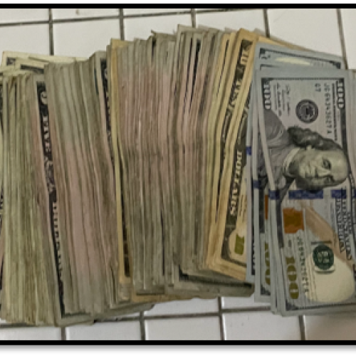 photo of cash saved on phone of JOHN LIVIGNI