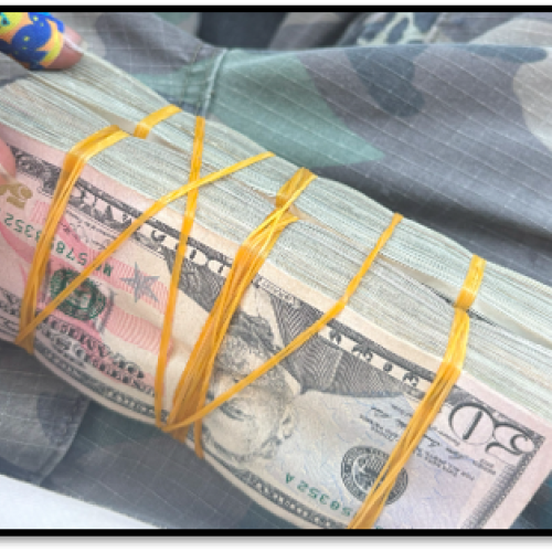 Livigni photo of cash.