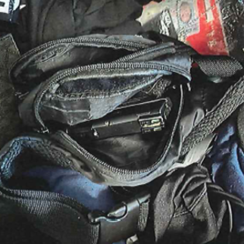 Seized firearm