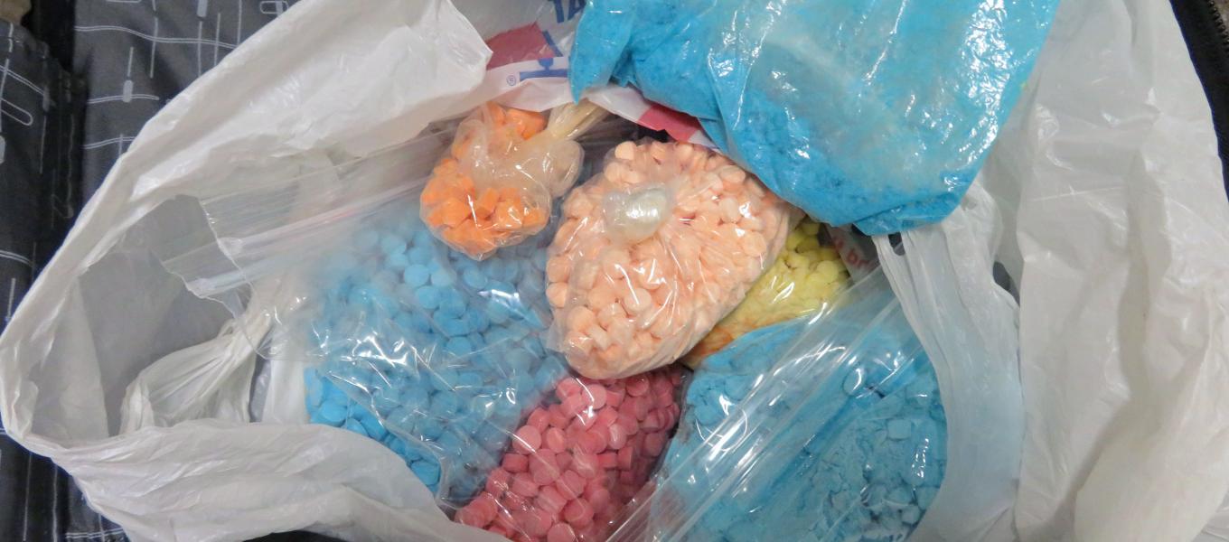 DEA STrike Force seized pills containing heroin, fentanyl, and methamphetamine 