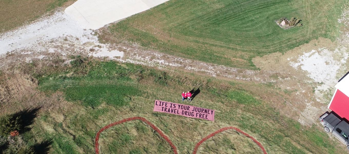 Chance Rohda and his family were recognized for Most Ambitious Home in the 2018 Red Ribbon Week Photo Contest. 