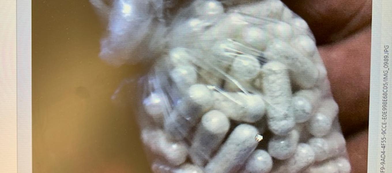 Fentanyl pills seized from Jameson.