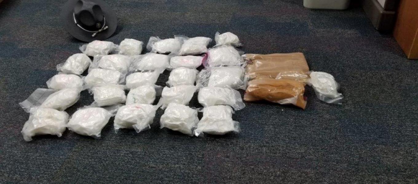 30 pounds of methamphetamine seized
