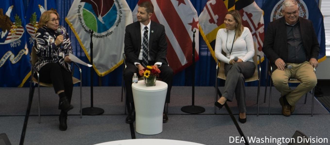 Panel Stronger Together: Cristina Rabadan-Stacey Thompson-Kevin Simmers- DEA Washington Division Family Summit
