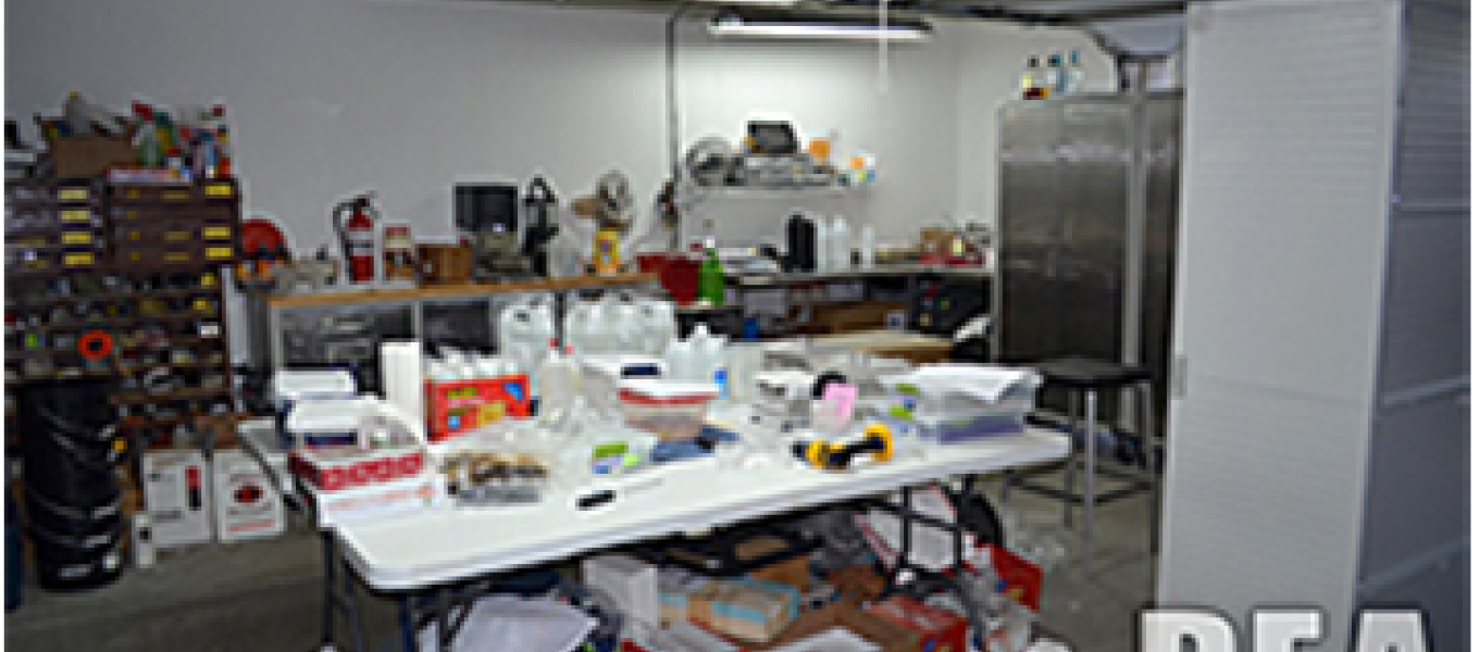 Steroid conversion lab discovered in Arizona.