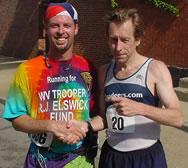 Special Agent Mark Simala and Bill Rodgers