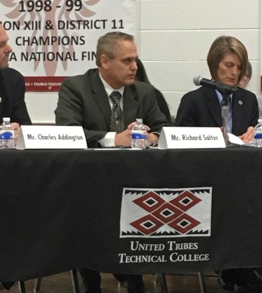 DEA Special Agent in Charge Richard Salter, Jr., testifies at the Senate Committee on Indian Affairs Oversight Hearing.