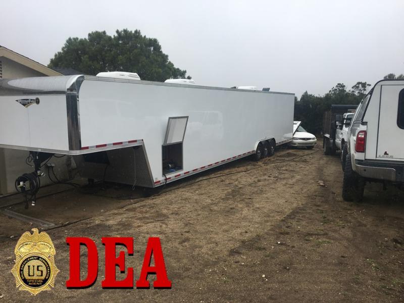 Exterior of trailer containing BHO lab