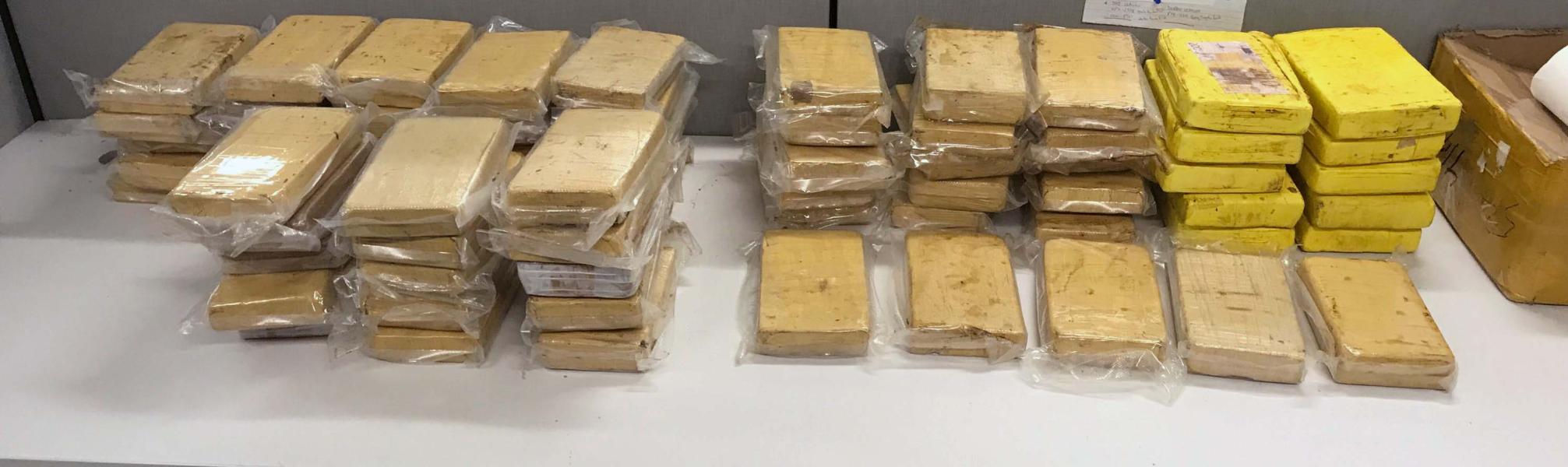 70 Kilograms of cocaine seized 