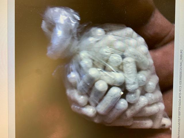 Fentanyl pills seized from Jameson.