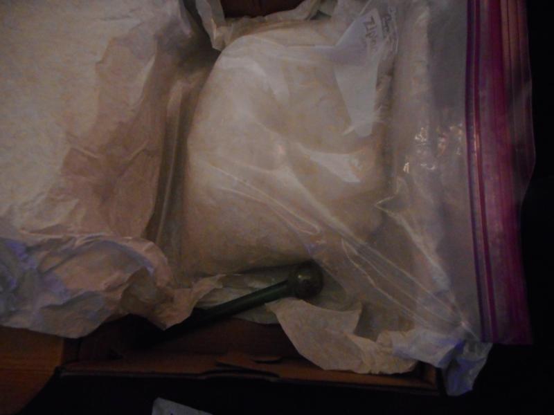 Methamphetamine recovered and seized from hotel. 