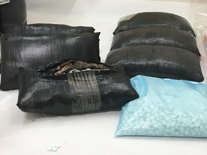 Seizure of fentanyl pills