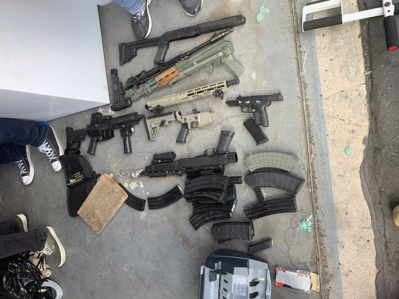 Guns seized in this enforcement operation