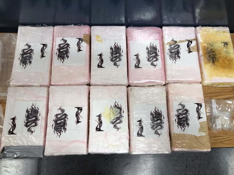 Kilograms of cocaine branded with dragon symbol seized in the Bronx