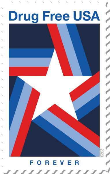 Drug Free USA stamp image