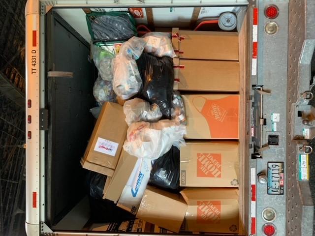 Truckload of disposed medications collected adn delivered.