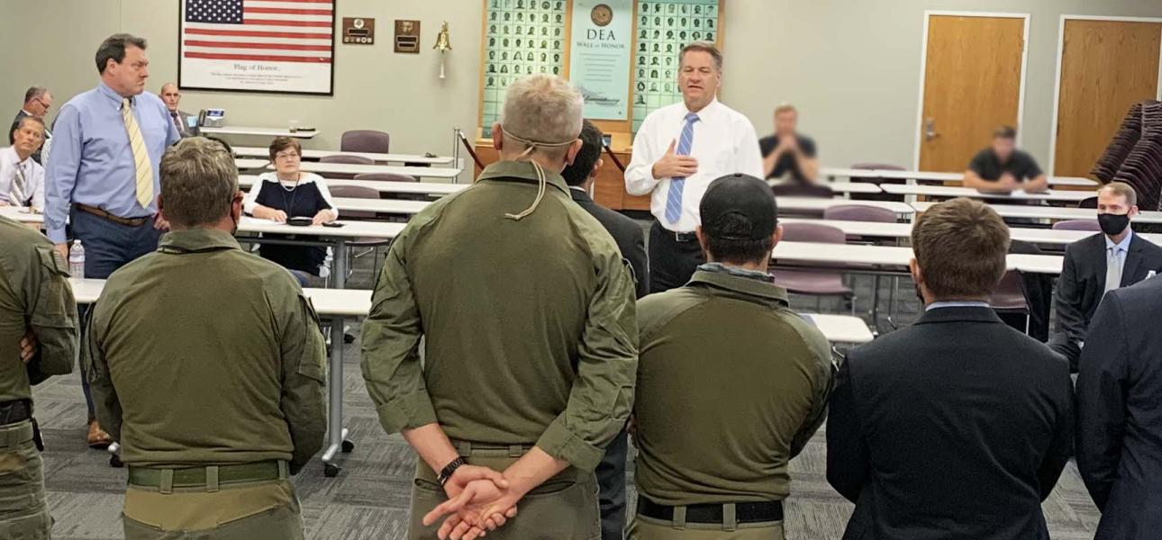 talking with SRT staff