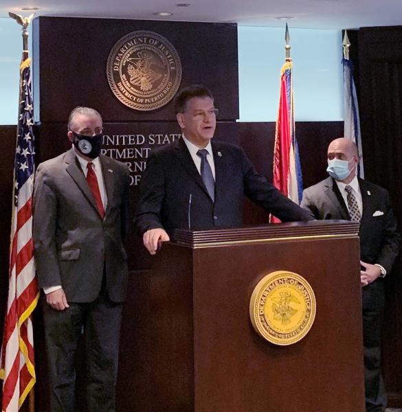 Mr. Shea speaking to the reporters