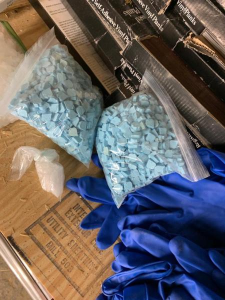 Meth tablets seized from pill processing mill in the Bronx