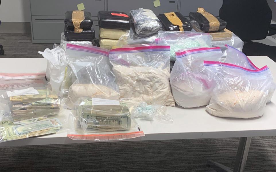 Fentanyl, cocaine, heroin, and drug proceeds seized by DEA, NYPD, NYSP, and NJSP