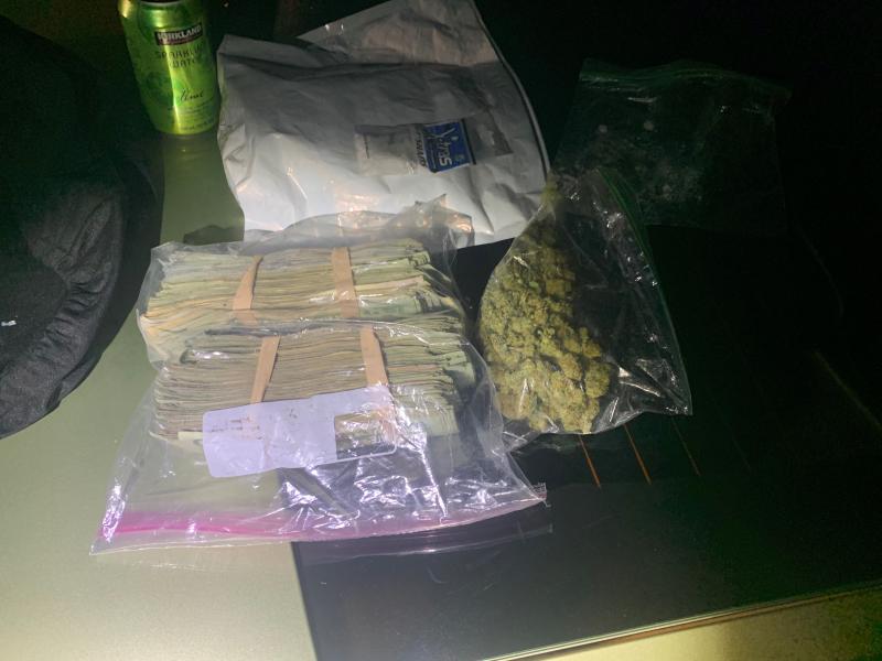 Marijuana and Cash seized