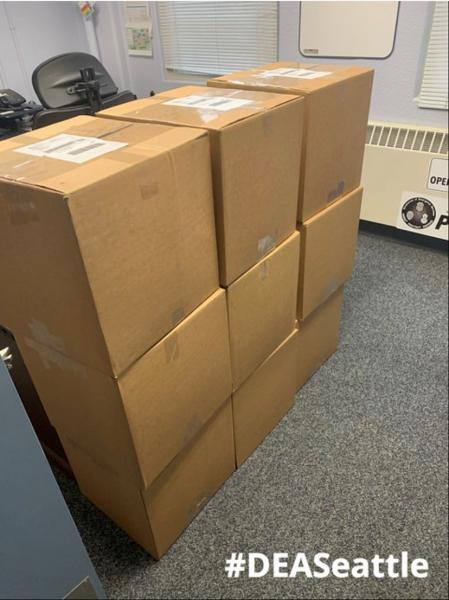 9 boxes of prescription drugs collected at JBLM