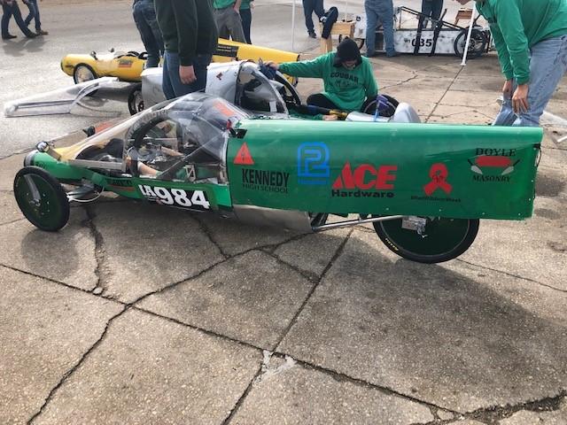 Electric car in Cedar Rapids, Iowa