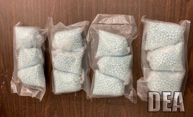 Counterfeit pills seized by the Seattle Field Division