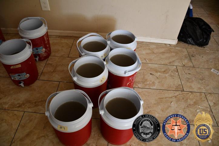 Liquid meth seized