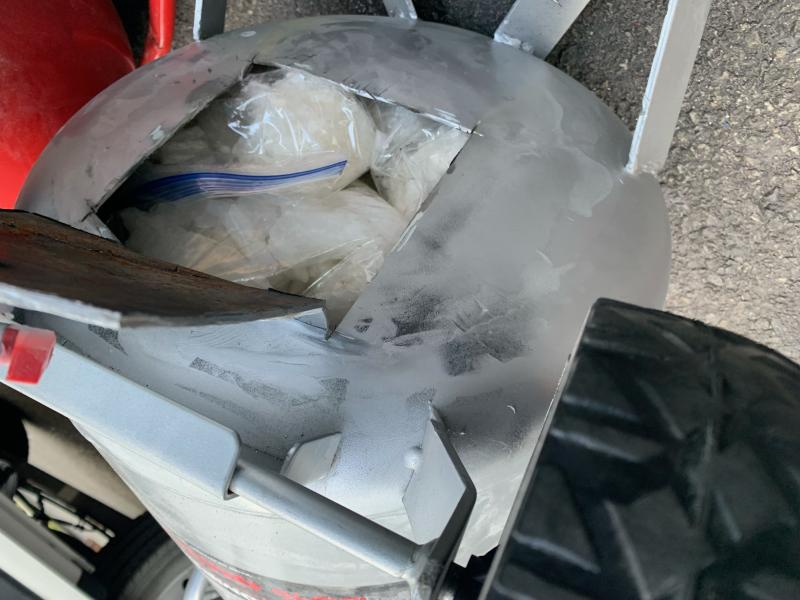 Methamphetamine Concealed in Air Canister