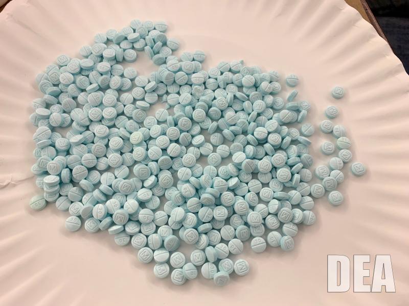 Fake fentanyl pills