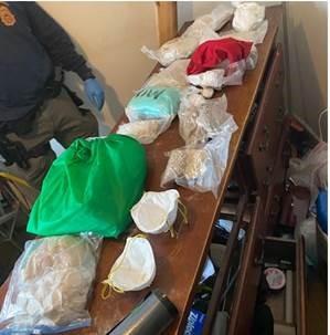 Fentanyl and Cocaine Seized