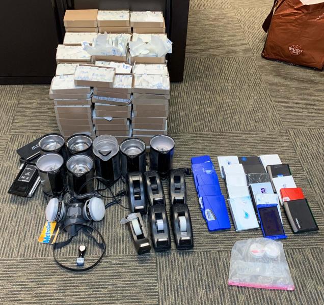 Heroin Fentanyl Mill Paraphernalia and Supplies for Packaging