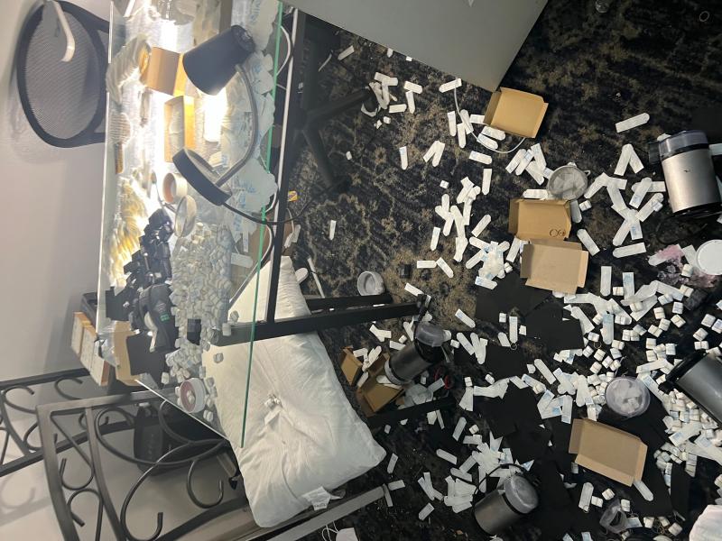 Heroin and Fentanyl Packaging Mill