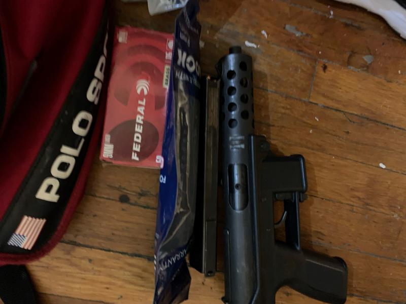 Tec 9 semi automatic weapon