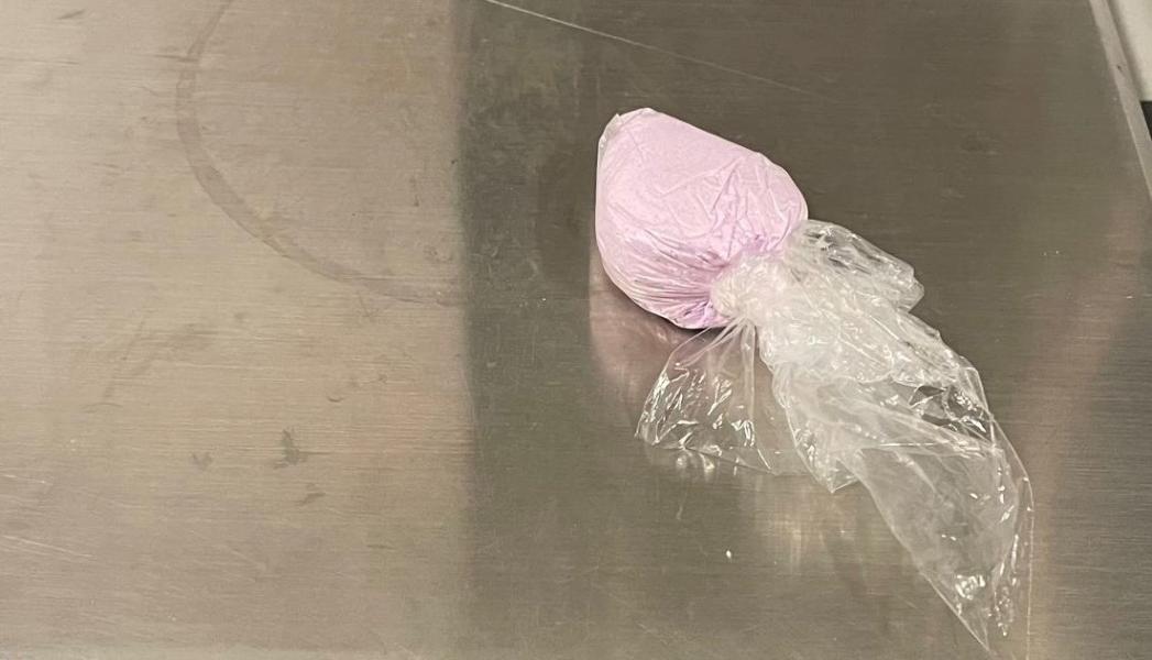 Photo of pink powder fentanyl
