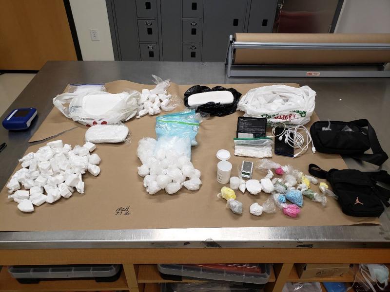 Seized Fentanyl Powder, Fentanyl Pills, and Meth
