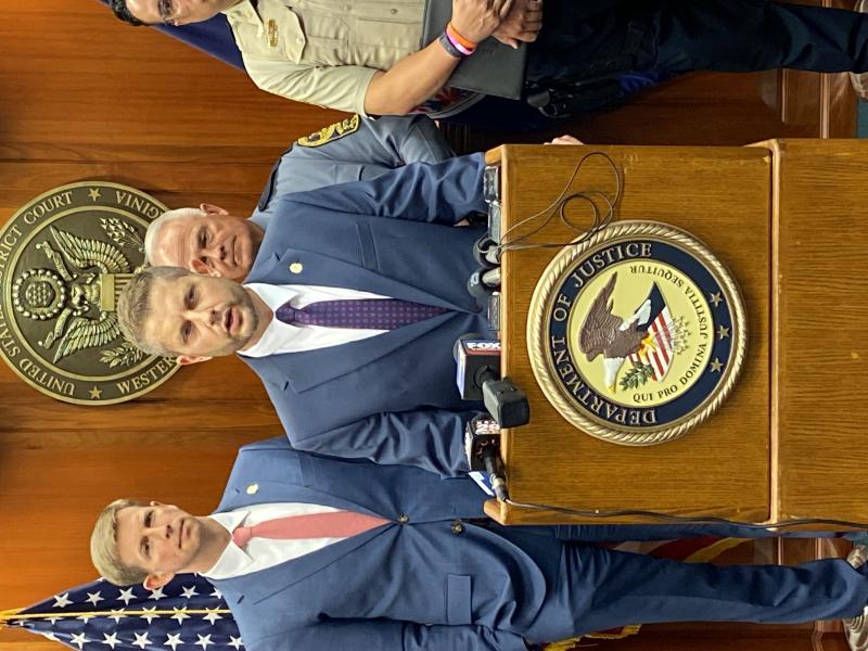 SAC Jarod Forget- DEA Washington Div. during press conference