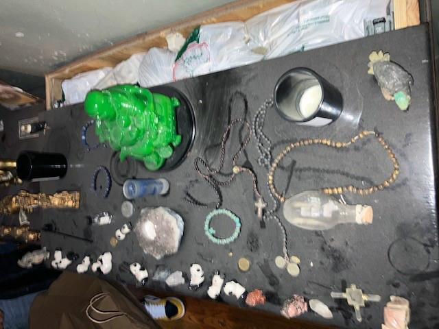 Concealed compartment in hallway furniture