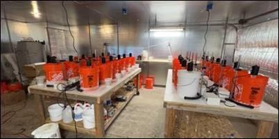 One of Orgil’s clandestine laboratories, included in the Government’s Response to the Defendant’s Sentencing Memorandum.