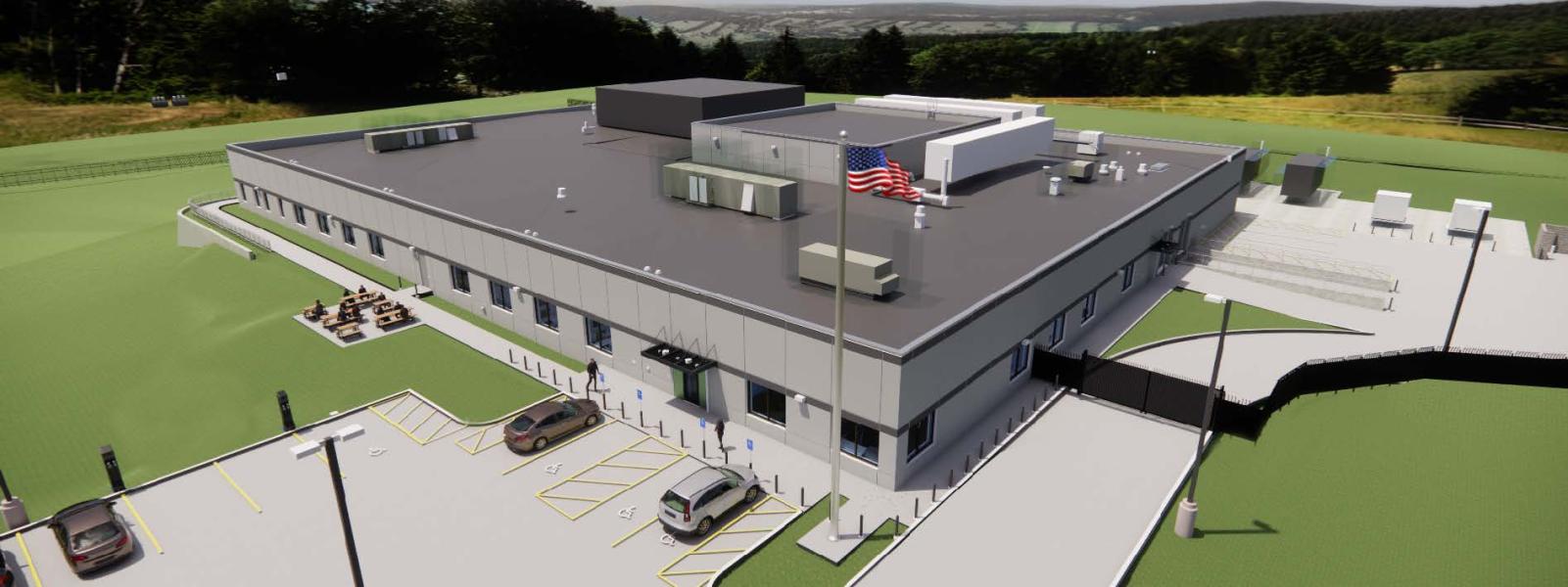 New Laboratory in New Hampshire building renderings