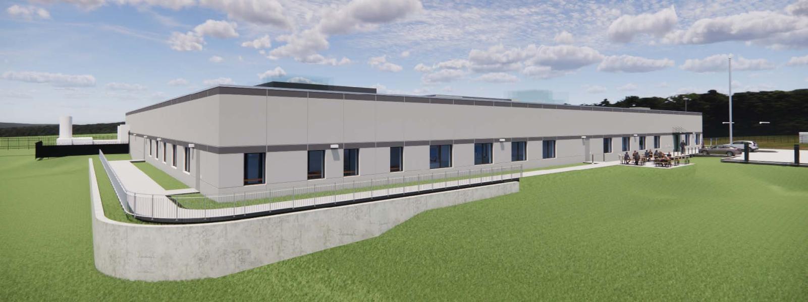 New Laboratory in New Hampshire building renderings