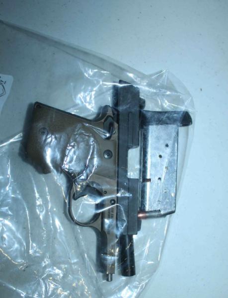 Seized firearm