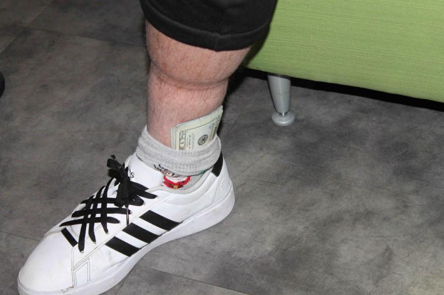 Cash in sock